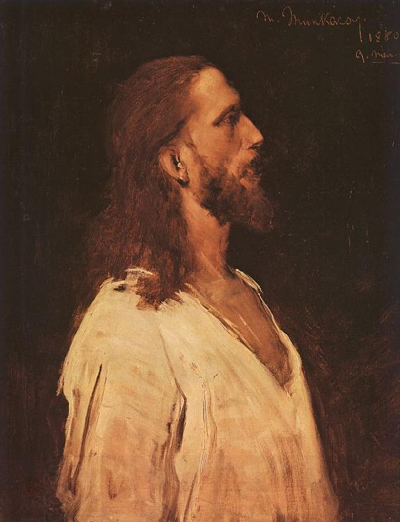 Mihaly Munkacsy Study for Christ Before Pilate oil painting picture